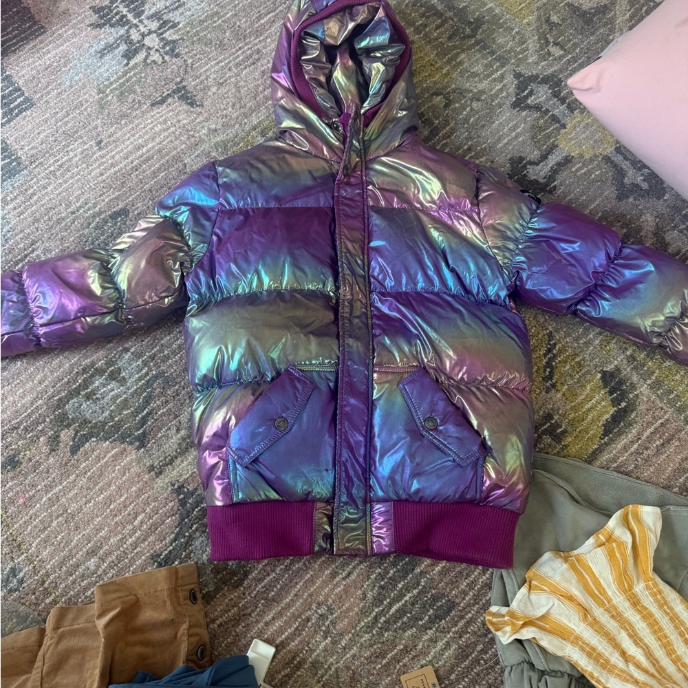 Appaman Puffy Kids Coat - Code Pink